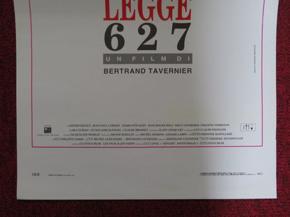 LEGGE 627 ITALIAN LOCANDINA POSTER DIDIER BEZACE JEAN-PAUL COMART 1992