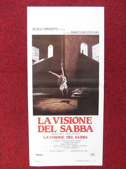 LA VISIONE DEL SABBA ITALIAN LOCANDINA POSTER BEATRICE DALLE DANIEL EZRALOW 1988