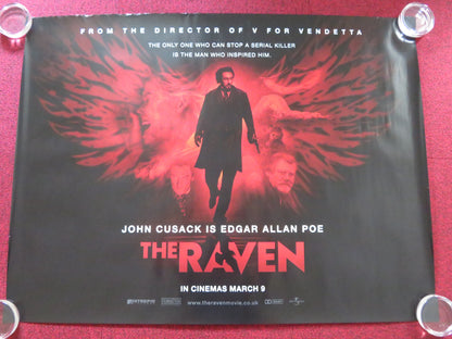 THE RAVEN UK QUAD (30"x 40") ROLLED POSTER JOHN CUSACK LUKE EVANS 2012