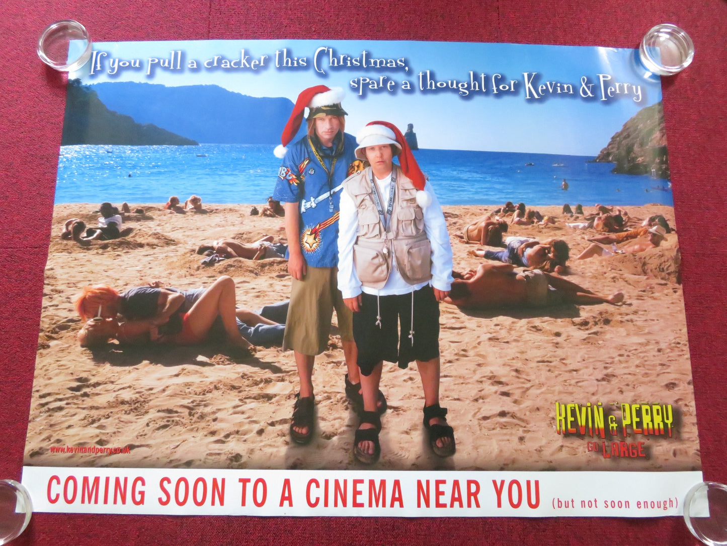 KEVIN & PERRY GO LARGE - C UK QUAD (30"x 40") ROLLED POSTER HARRY ENFIELD 2000