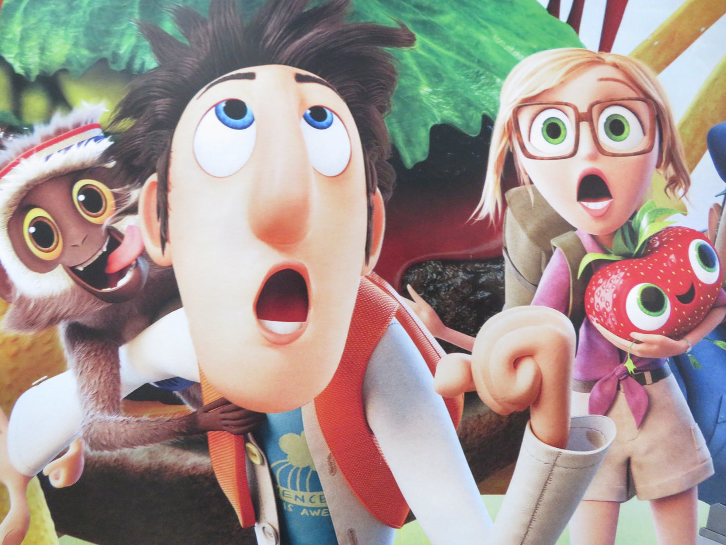 CLOUDY WITH A CHANCE OF MEATBALLS 2 UK QUAD (30"x 40") ROLLED POSTER 2013