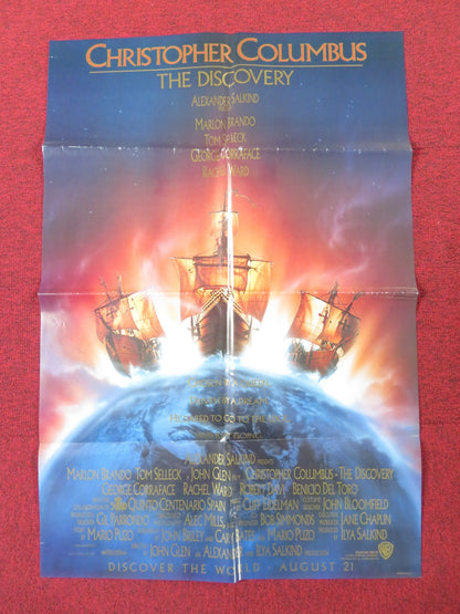 CHRISTOPHER COLUMBUS THE DISCOVERY FOLDED US ONE SHEET POSTER TOM SELLECT 1992