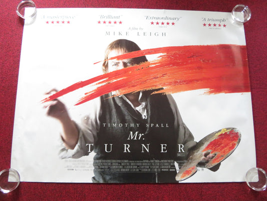 MR. TURNER UK QUAD (30"x 40") ROLLED POSTER TIMOTHY SPALL PAUL JESSON 2014