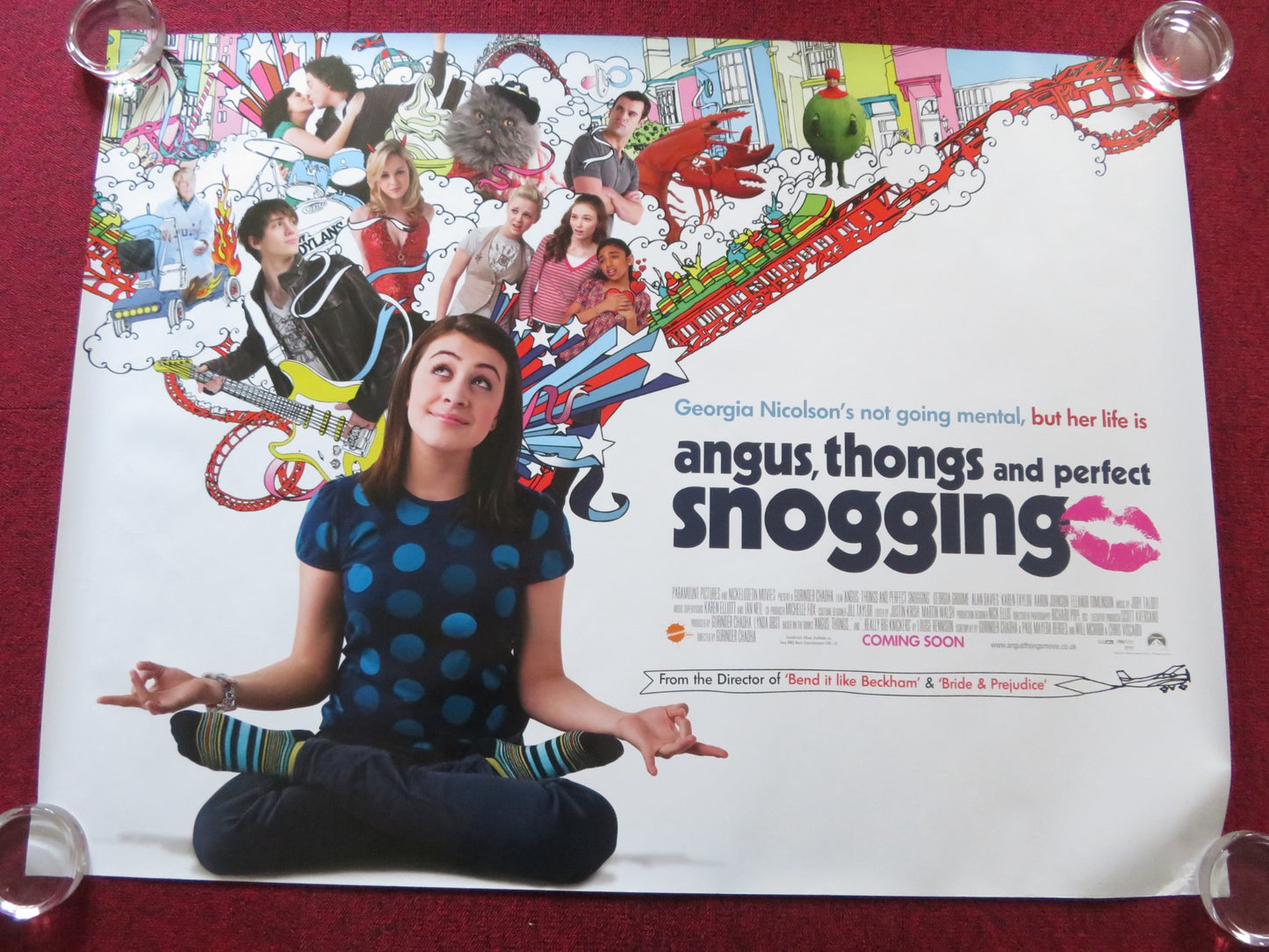 ANGUS, THONGS AND PERFECT SNOGGING UK QUAD (30"x 40") ROLLED POSTER GROOME 2008