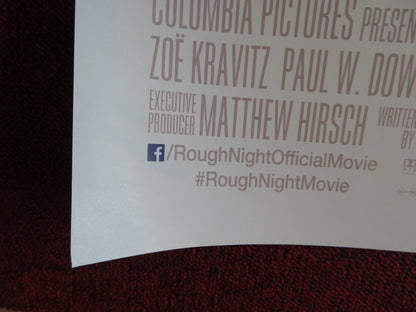 ROUGH NIGHT UK QUAD (30"x 40") ROLLED POSTER SCARLETT JOHANSSON ZOE KRAVITZ 2017