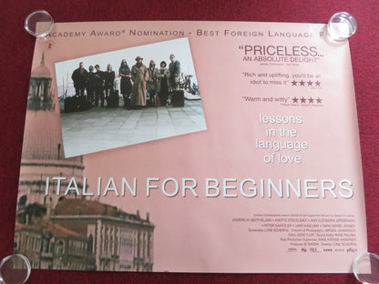 ITALIAN FOR BEGINNERS UK QUAD (30"x 40") ROLLED POSTER ANDERS W. BERTHELSEN 2000