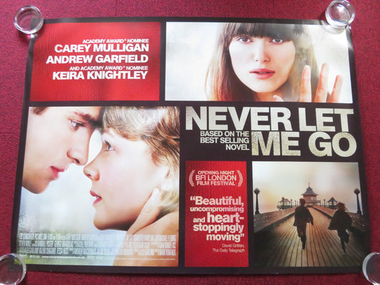 NEVER LET ME GO UK QUAD (30"x 40") ROLLED POSTER CAREY MULLIGAN KNIGHTLEY 2010