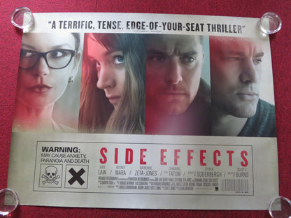 SIDE EFFECTS UK QUAD (30"x 40") ROLLED POSTER JUDE LAW CATHERINE ZETA-JONES 2013