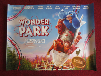 WONDER PARK UK QUAD (30"x 40") ROLLED POSTER MILA KUNIS MATTHEW BRODERICK 2019