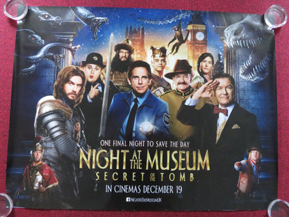 NIGHT AT THE MUSEUM: SECRET OF THE TOMB UK QUAD (30"x 40") ROLLED POSTER 2014