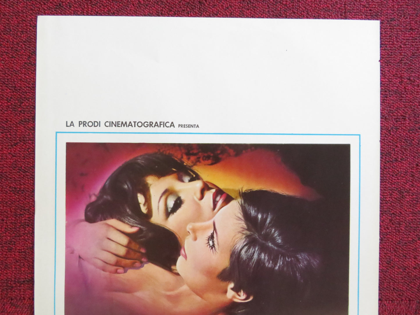 QUARTA PARETE ITALIAN LOCANDINA POSTER PETER LAWFORD FRANCOISE PREVOST 1969