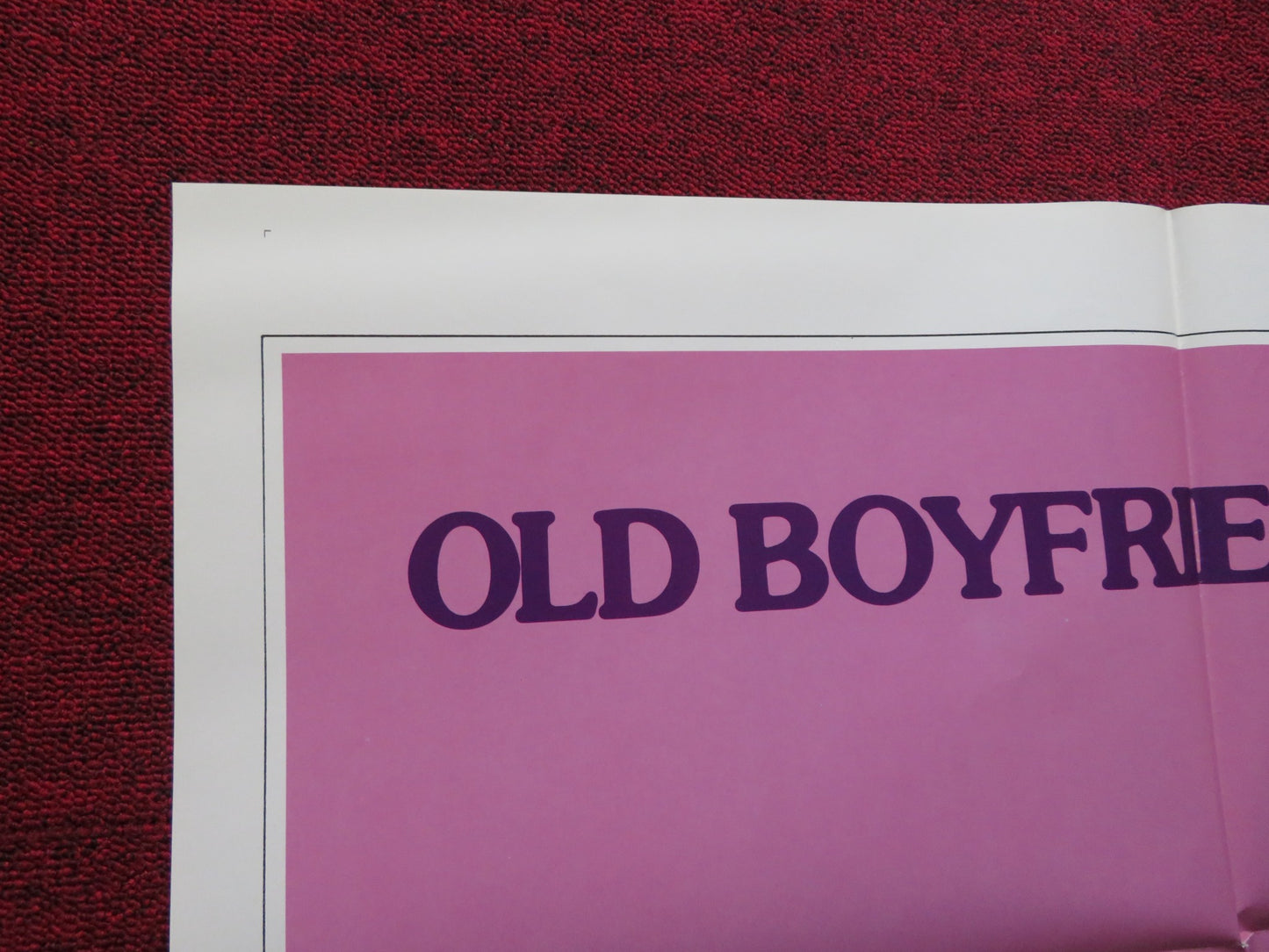 OLD BOYFRIENDS FOLDED US ONE SHEET POSTER TALIA SHIRE RICHARD JORDAN 1979