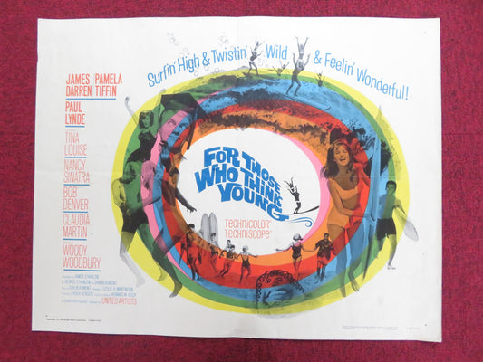 FOR THOSE WHO THINK YOUNG US HALF SHEET (22"x 28") POSTERJAMES DARREN 1964