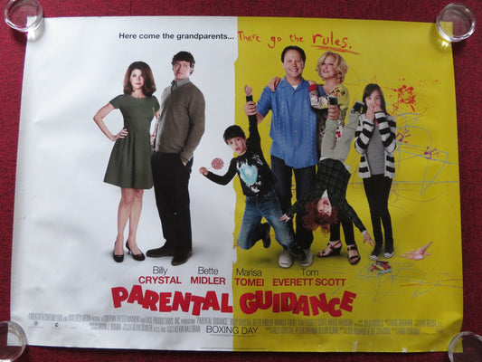 PARENTAL GUIDANCE UK QUAD (30"x 40") ROLLED POSTER BILLY CRYSTAL B. MIDLER 2012