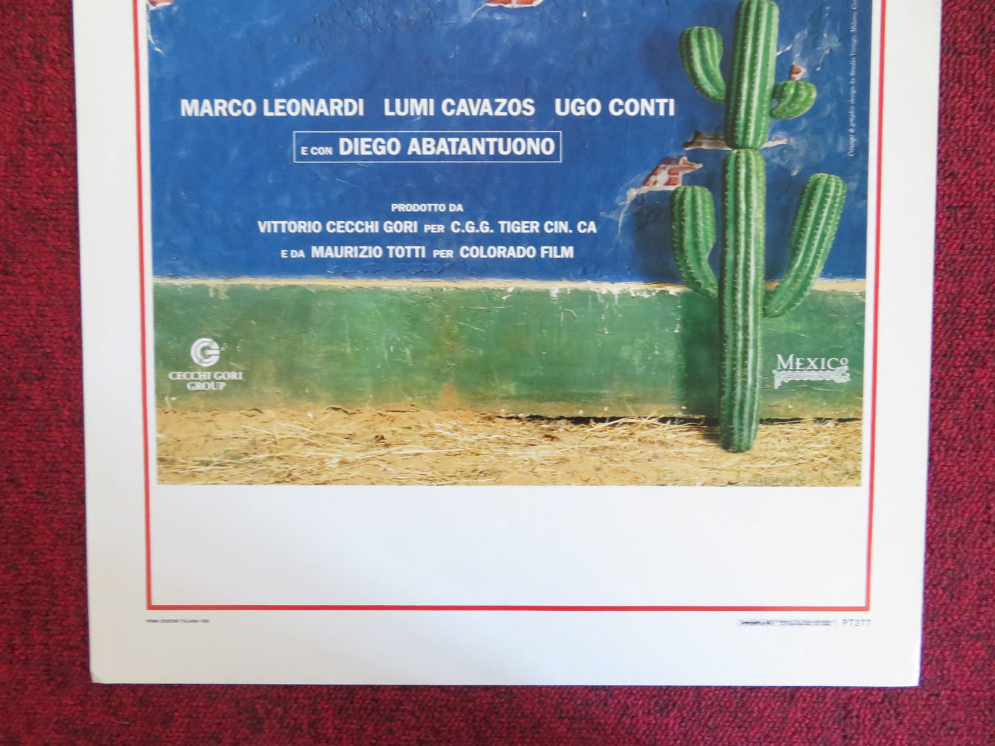 VIVA SAN ISIDRO ITALIAN LOCANDINA POSTER DIEGO ABATANTUONO MARCO LEONARDI 1995