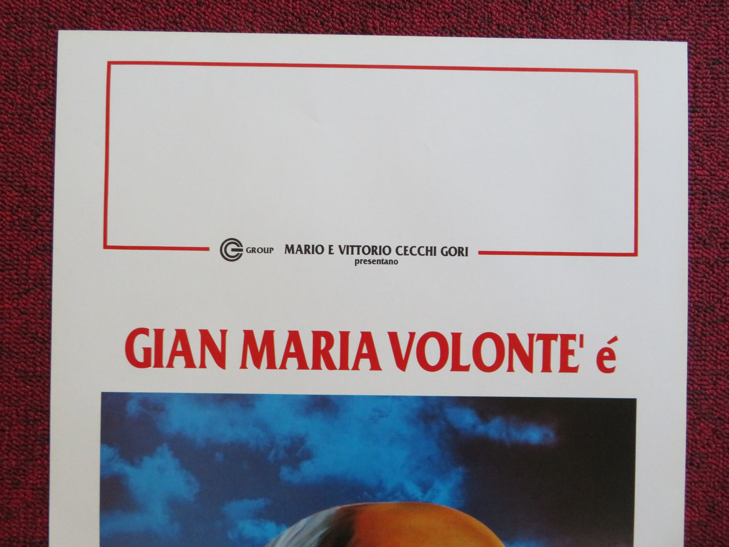 IL TIRANNO BANDERAS ITALIAN LOCANDINA POSTER GIAN MARIA VOLONTE ANA BELEN 1995