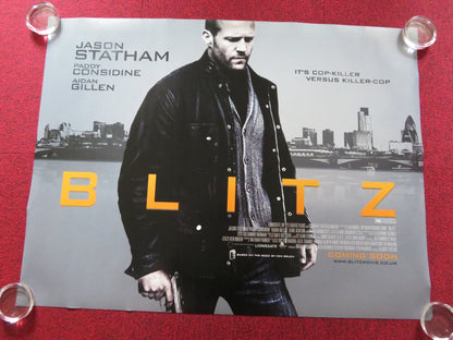 BLITZ UK QUAD (30"x 40") ROLLED POSTER JASON STATHAM PADDY CONSIDINE 2011