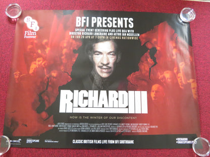 RICHARD III UK QUAD (30"x 40") ROLLED POSTER IAN MCKELLEN BILL PATERSON 1995