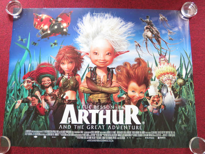 ARTHUR AND THE GREAT ADVENTURE UK QUAD (30"x 40") ROLLED POSTER S. GOMEZ 2009