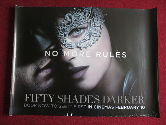 FIFTY SHADES DARKER UK QUAD (30"x 40") ROLLED POSTER DAKOTA JOHNSON 2017