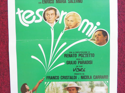 TESORO MIO ITALIAN LOCANDINA POSTER JOHNNY DORELLI ZEUDI ARAYA 1980