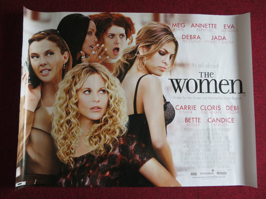 THE WOMEN UK QUAD (30"x 40") ROLLED POSTER MEG RYAN EVA MENDES 2008