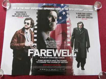 FAREWELL UK QUAD (30"x 40") ROLLED POSTER GUILLAUME CANET EMIR KUSTURICA 2009