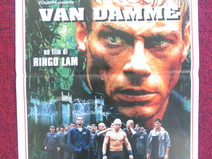 IN HELL ITALIAN LOCANDINA POSTER JEAN-CLAUDE VAN DAMME LAWRENCE TAYLOR 2003