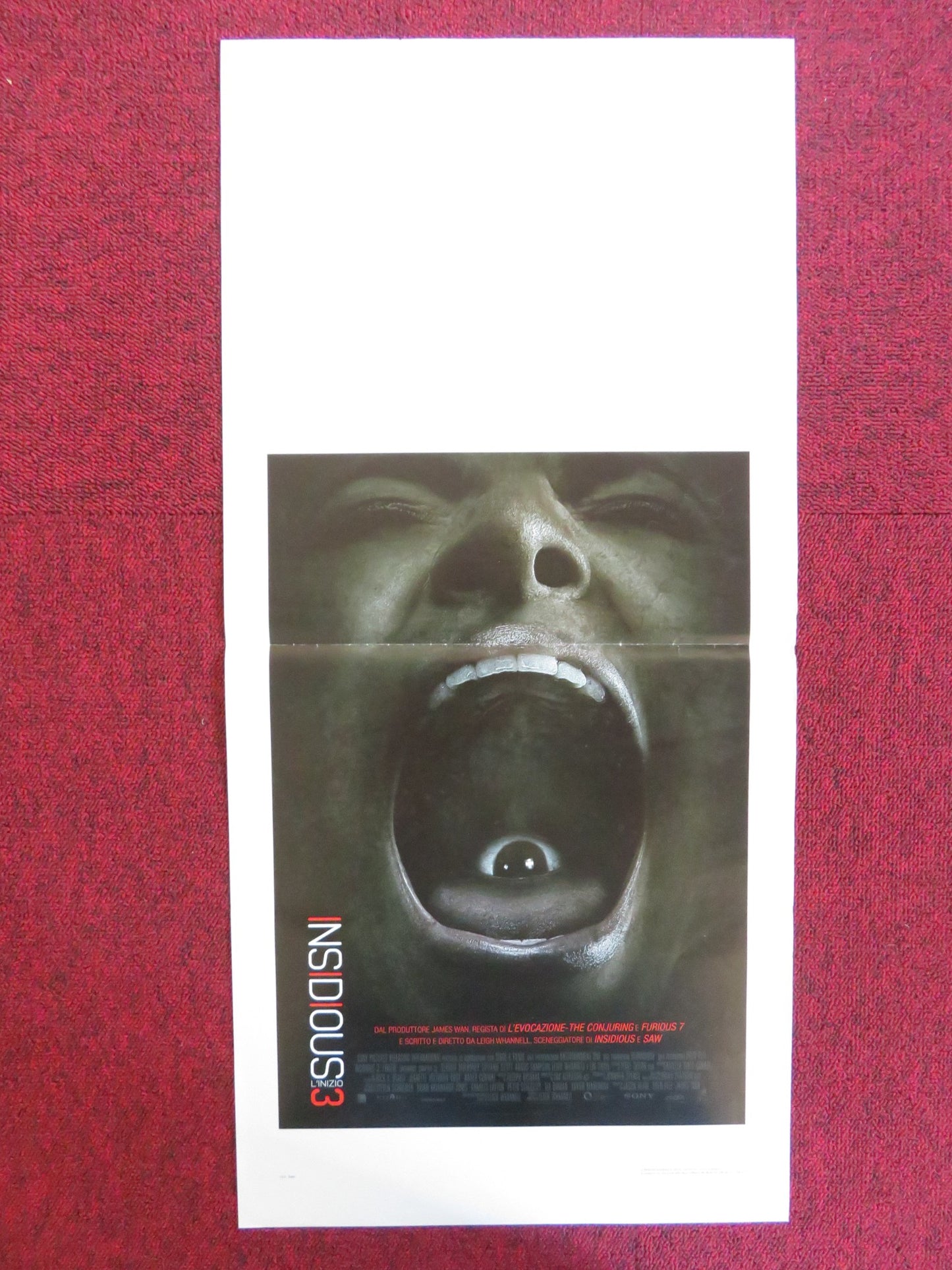 INSIDIOUS: CHAPTER 3 ITALIAN LOCANDINA POSTER DERMOT MULRONEY S. SCOTT 2015