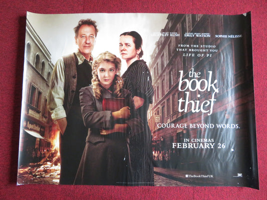 THE BOOK THIEF UK QUAD (30"x 40") ROLLED POSTER GEOFFREY RUSH EMILY WATSON 2013