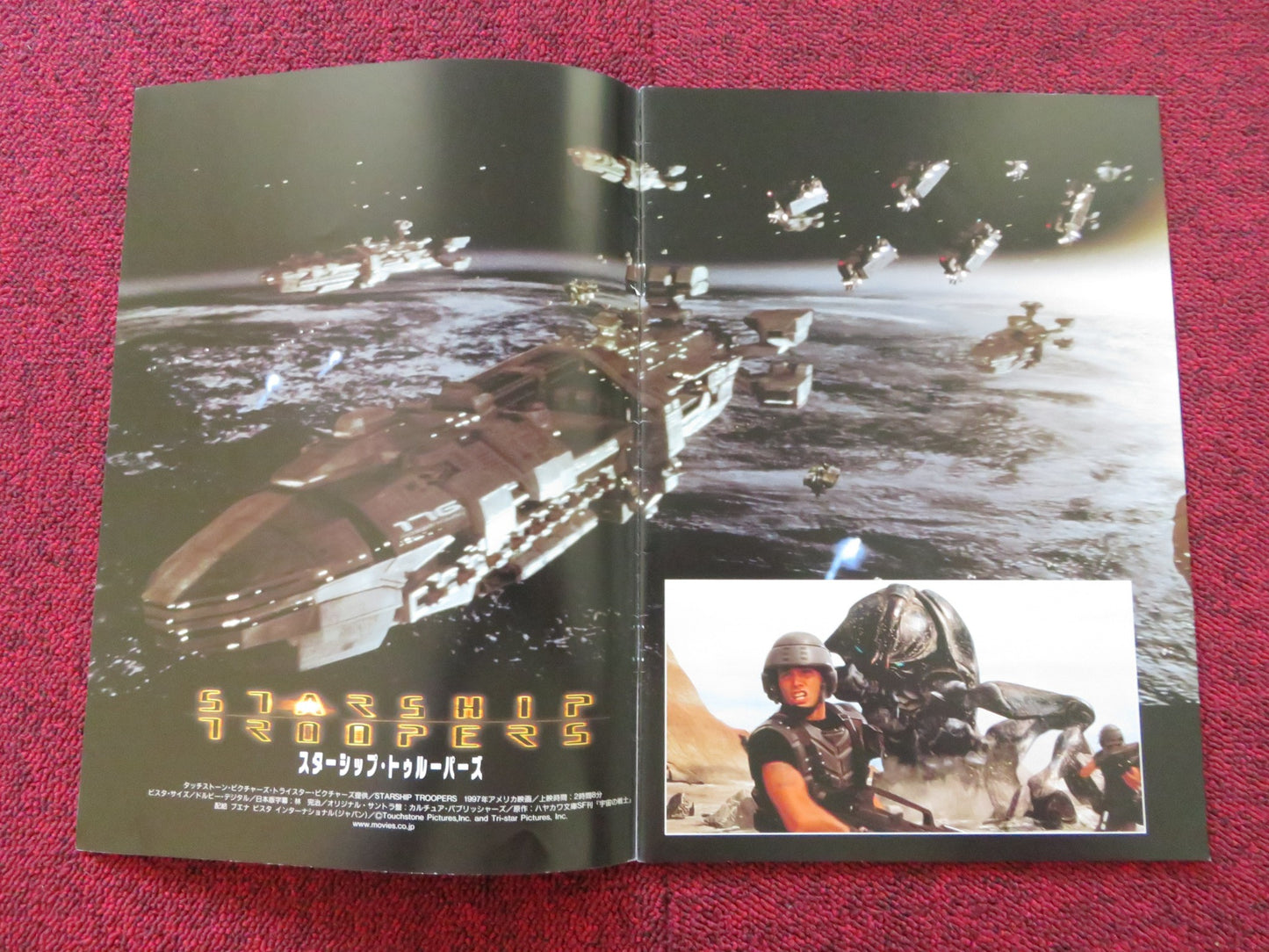 STARSHIP TROPPERS JAPANESE BROCHURE / PRESS BOOK CASPER  VAN DIEN DINA MEYER '97