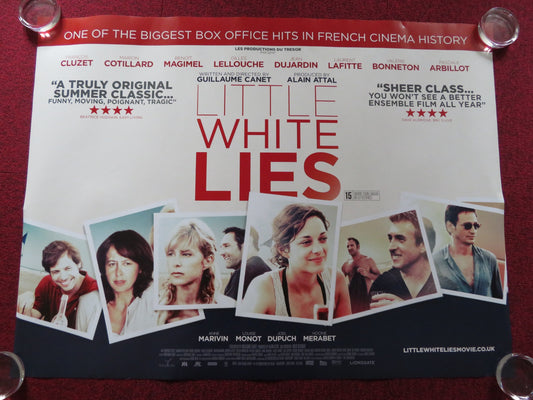 LITTLE WHITE LIES UK QUAD (30"x 40") ROLLED POSTER MARION COTILLARD 2010