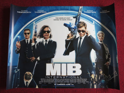 MEN IN BLACK: INTERNATIONAL UK QUAD (30"x 40") ROLLED POSTER C. HEMSWORTH 2019