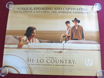 THE HI-LO COUNTRY UK QUAD (30"x 40") ROLLED POSTER WOODY HARRELSON CRUDUP 1998