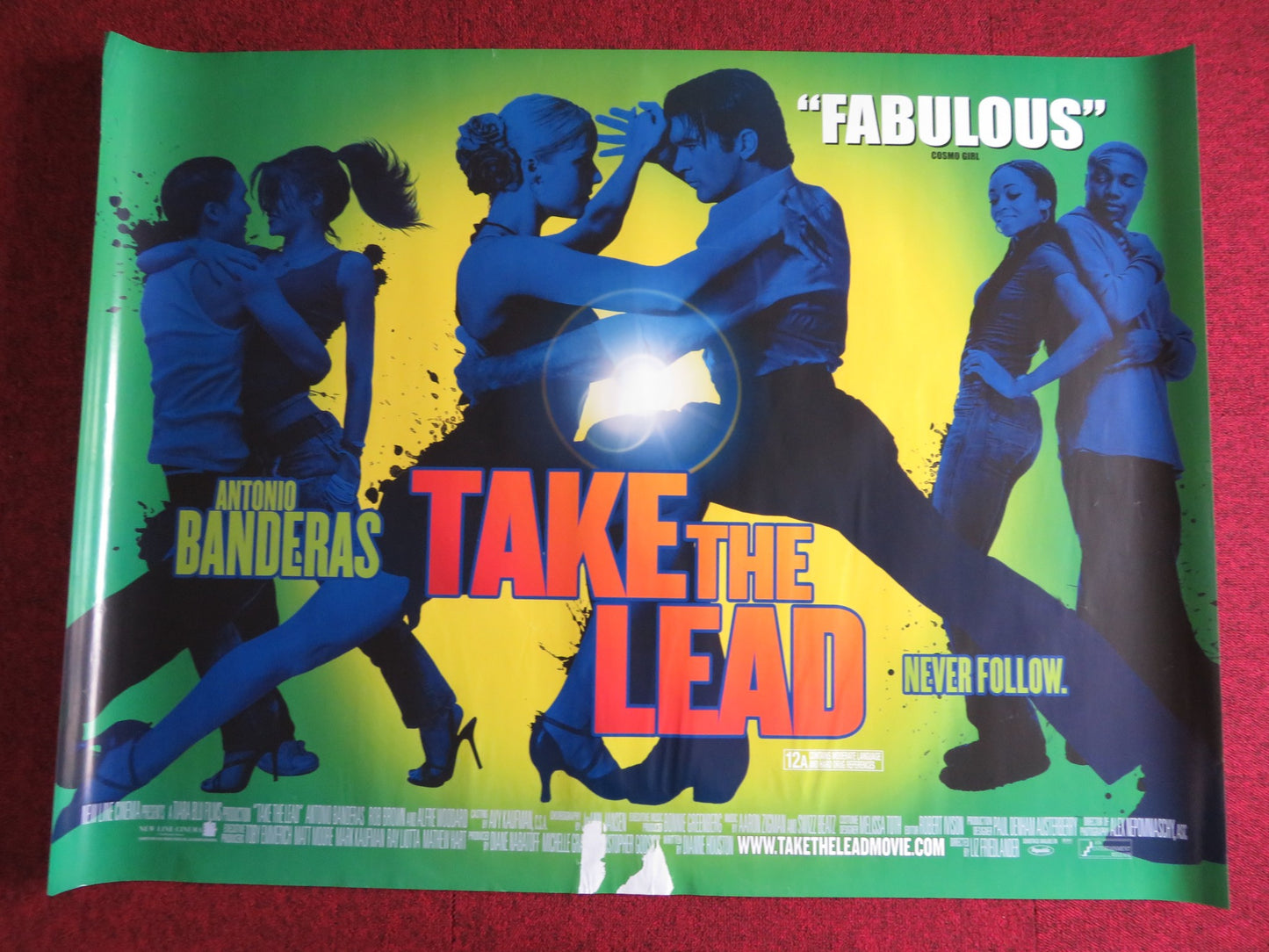 TAKE THE LEAD UK QUAD (30"x 40") ROLLED POSTER ANTONIO BANDERAS  ROB BROWN 2006