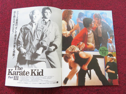 KARATE KID PART III JAPANESE BROCHURE / PRESS BOOK RALPH MACCHIO PAT MORITA 1989