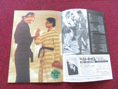 KARATE KID PART III JAPANESE BROCHURE / PRESS BOOK RALPH MACCHIO PAT MORITA 1989