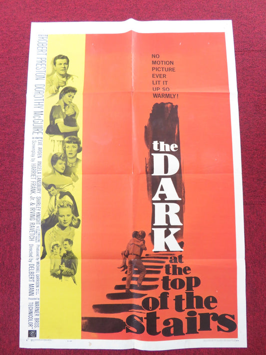 THE DARK AT THE TOP OF THE STAIRS FOLDED US ONE SHEET POSTER ROBERT PRESTON 1960