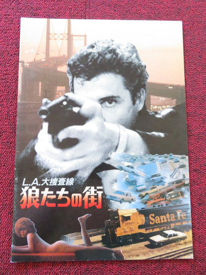 TO LIVE AND DIE IN L.A. JAPANESE BROCHURE / PRESS BOOK J.LEEVES WILLAM DEFOE '85