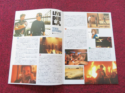 TO LIVE AND DIE IN L.A. JAPANESE BROCHURE / PRESS BOOK J.LEEVES WILLAM DEFOE '85