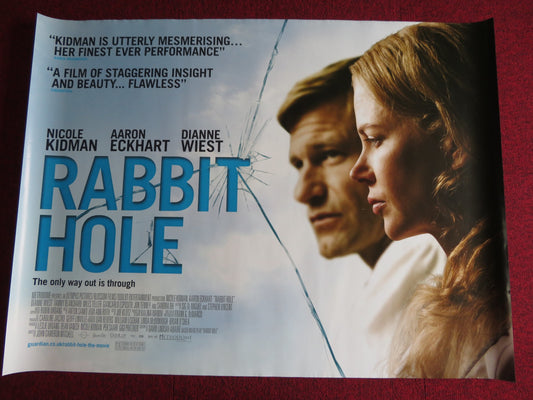 RABBIT HOLE UK QUAD (30"x 40") ROLLED POSTER NICOLE KIDMAN AARON ECKHART 2010