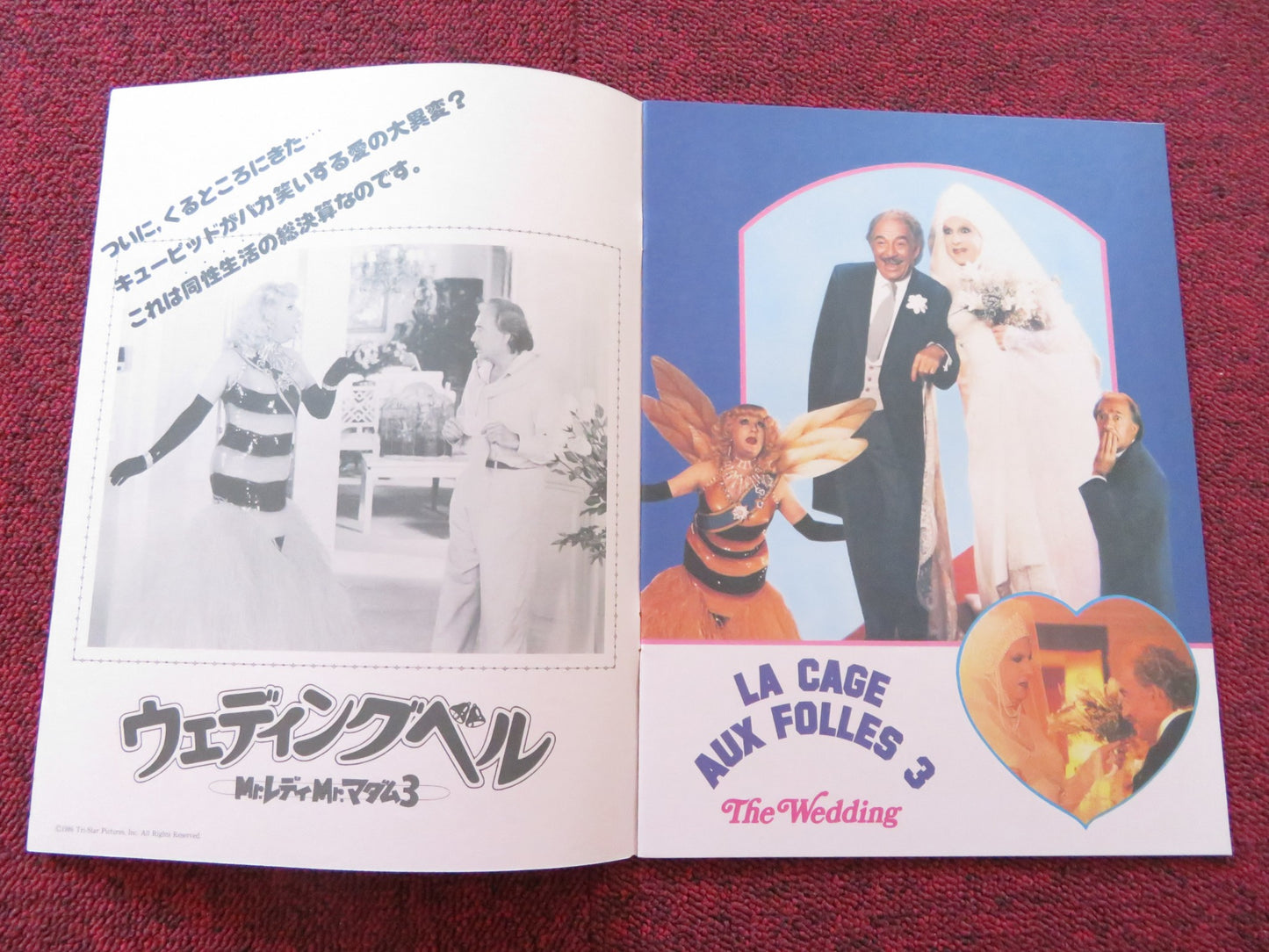 LA CAGE AUX FOLLES 3 JAPANESE BROCHURE / PRESS BOOK MICHAEL SERRAULT UGO TOGNAZZ