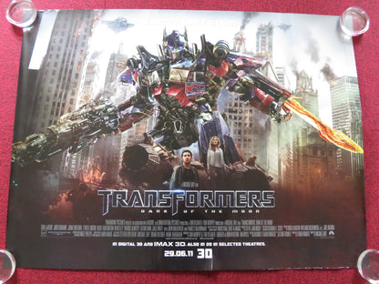 TRANSFORMERS: DARK OF THE MOON UK QUAD (30"x 40") ROLLED POSTER S. LABEOUF 2011