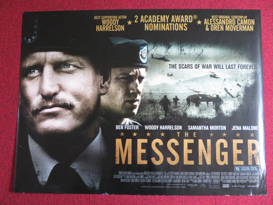 THE MESSENGER UK QUAD (30"x 40") ROLLED POSTER BEN FOSTER WOODY HARRELSON 2011