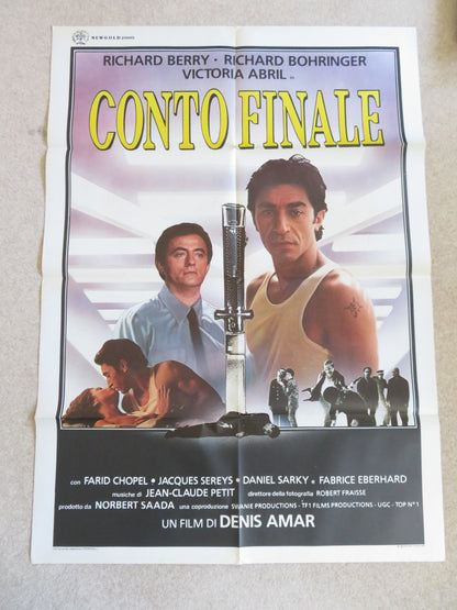 CONTO FINALE ITALIAN 2 FOGLIO POSTER RICHARD BERRY RICHARD BOHRINGER 1984