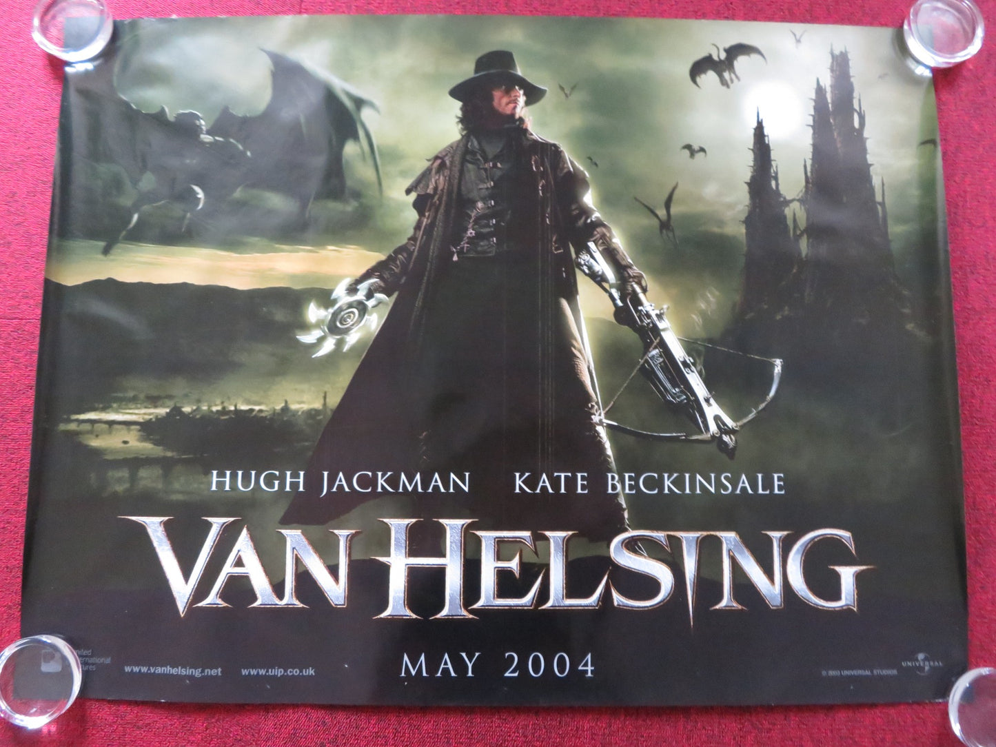 VAN HELSING - B UK QUAD (30"x 40") ROLLED POSTER HUGH JACKMAN K. BECKINSALE 2004