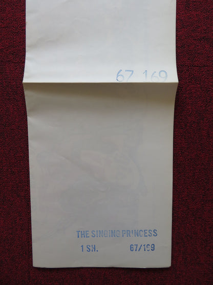 THE SINGING PRINCESS FOLDED US ONE SHEET POSTER JULIE ANDREWS S. SIBALDI 1967