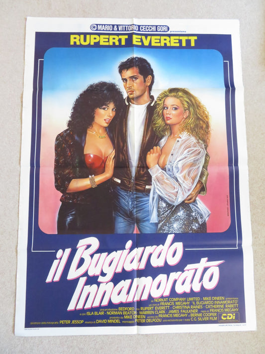 IL BUGIARDO INNAMORATO ITALIAN 2 FOGLIO POSTER RUPERT EVERETT C. RAINES 1984