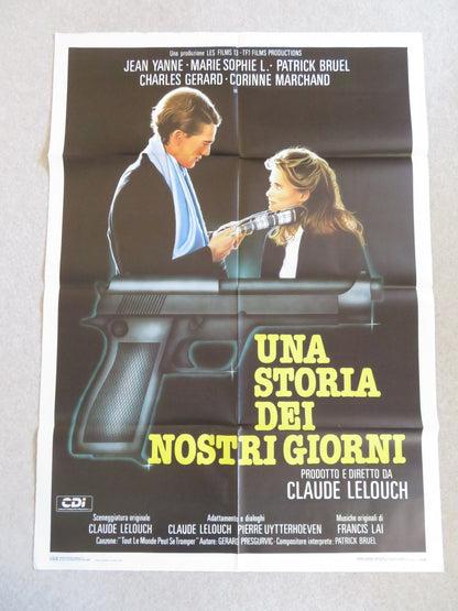 ATTENTION BANDITS ITALIAN 2 FOGLIO POSTER JEAN YANNE MARIE SOPHIE L. 1987