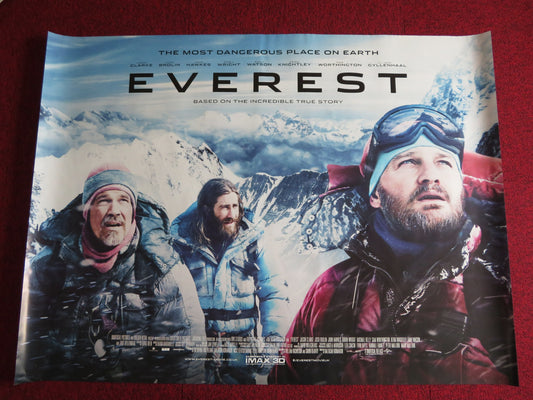 EVEREST UK QUAD (30"x 40") ROLLED POSTER JOSH BROLIN JAKE GYLLENHAAL 2015